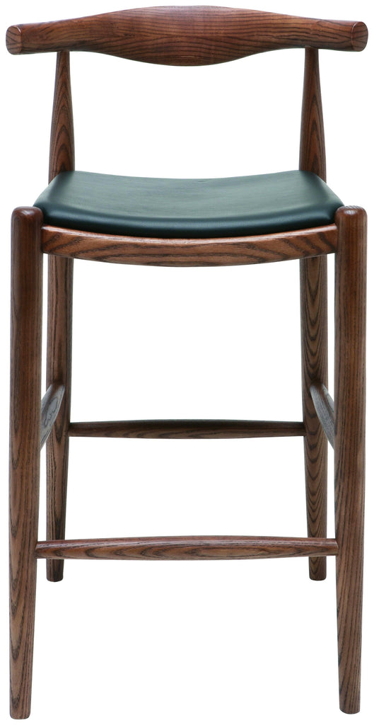 Maja Counter Stool - Black Leather