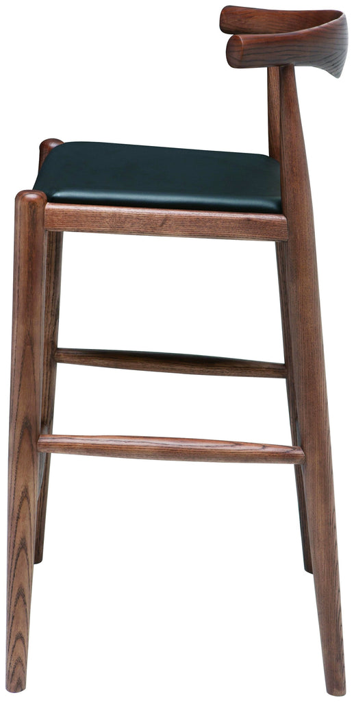 Maja Counter Stool - Black Leather