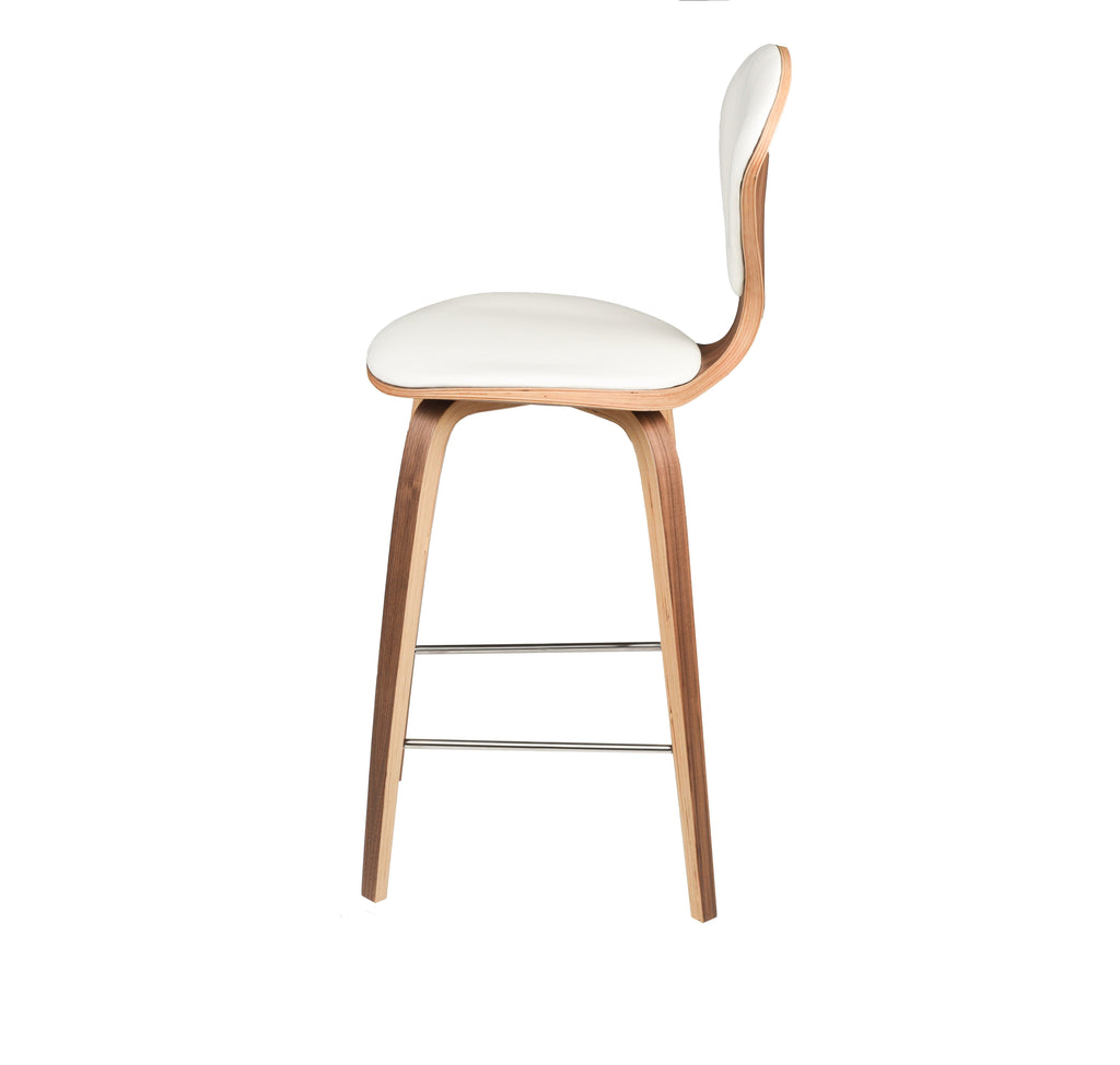 Satine Counter Stool - White