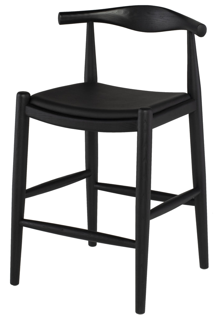 Maja Counter Stool - Black Naugahyde