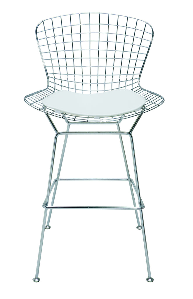 Wireback Counter Stool - White