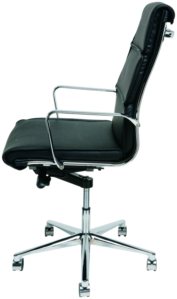 Lucia Office Chair - Black, High Back