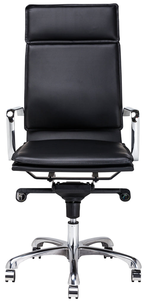 Carlo Office Chair - Black Naugahyde