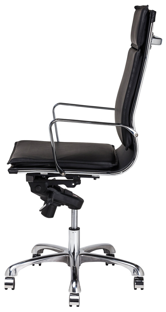 Carlo Office Chair - Black Naugahyde