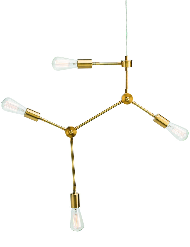 Pratt Pendant Lighting - Antique Brass