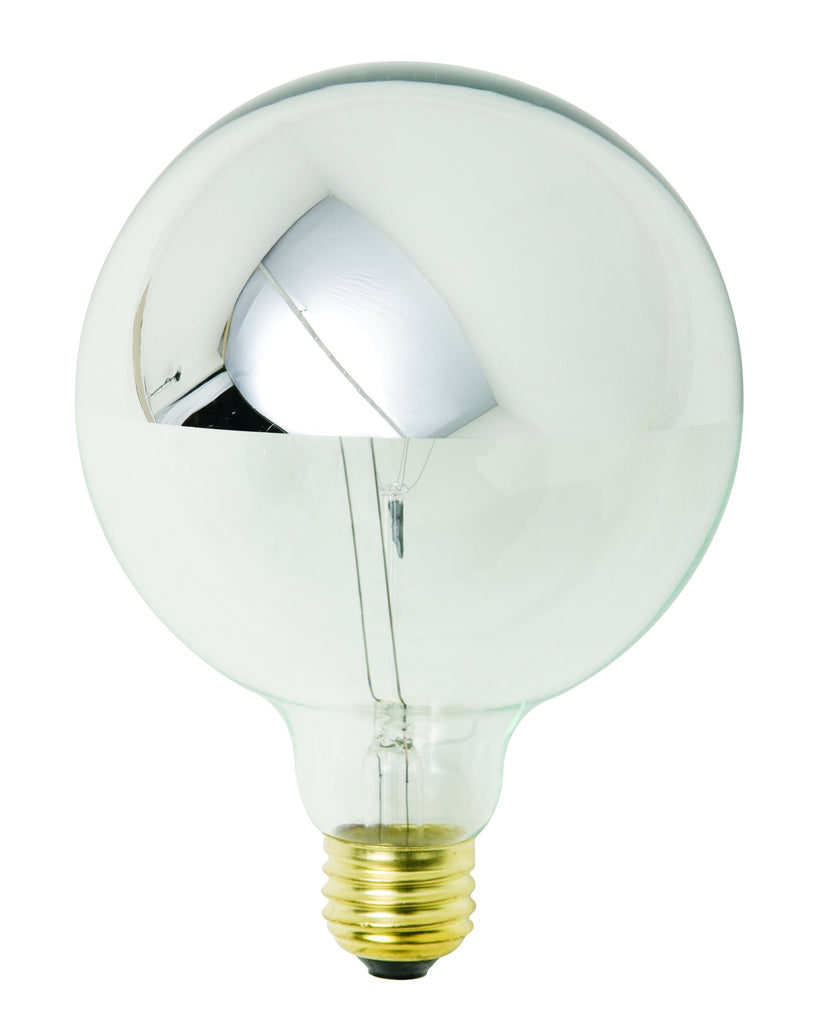 G50 25W E12 Light Bulb Lighting - Silver