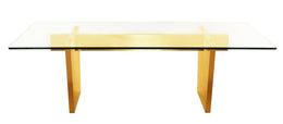 Aiden Dining Table - Gold