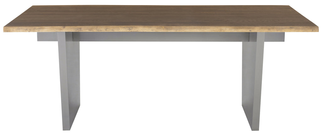 Aiden Dining Table - Seared with Graphite Steel Legs, 78in