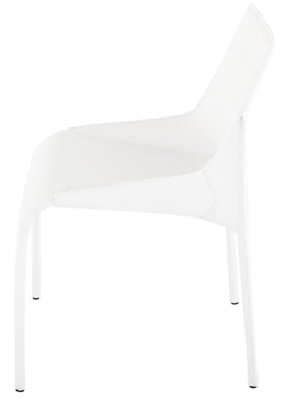 Delphine Dining Chair - White, 22.8in