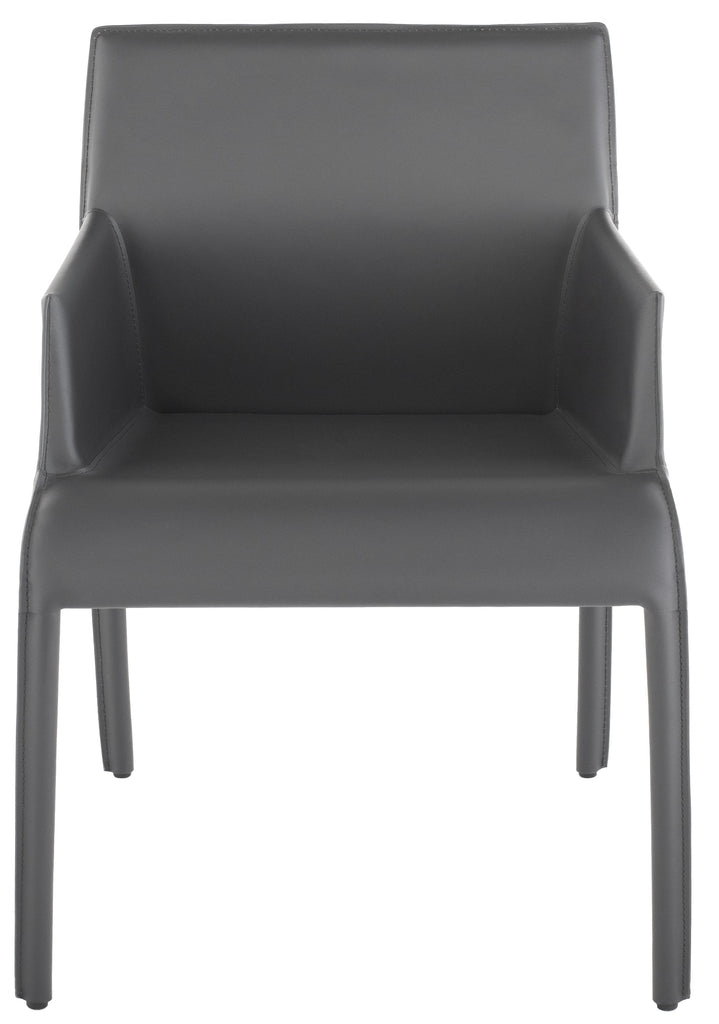 Delphine Dining Chair - Dark Grey, 23.6in