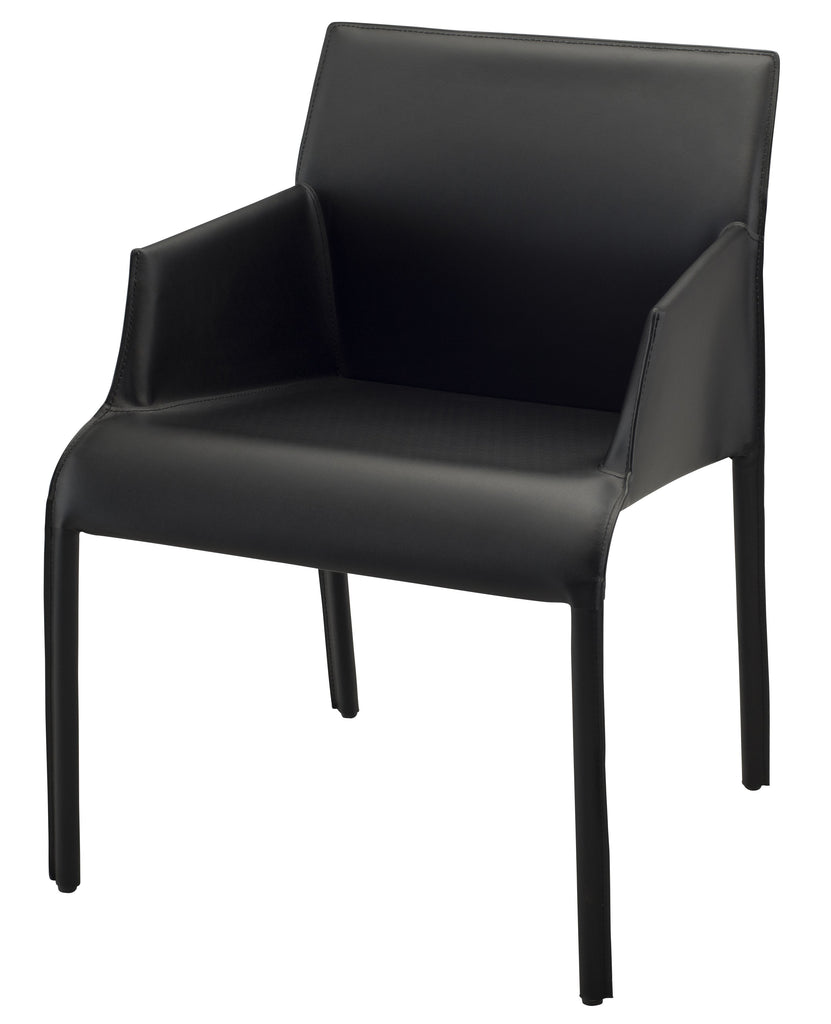 Delphine Dining Chair - Black, 23.6in