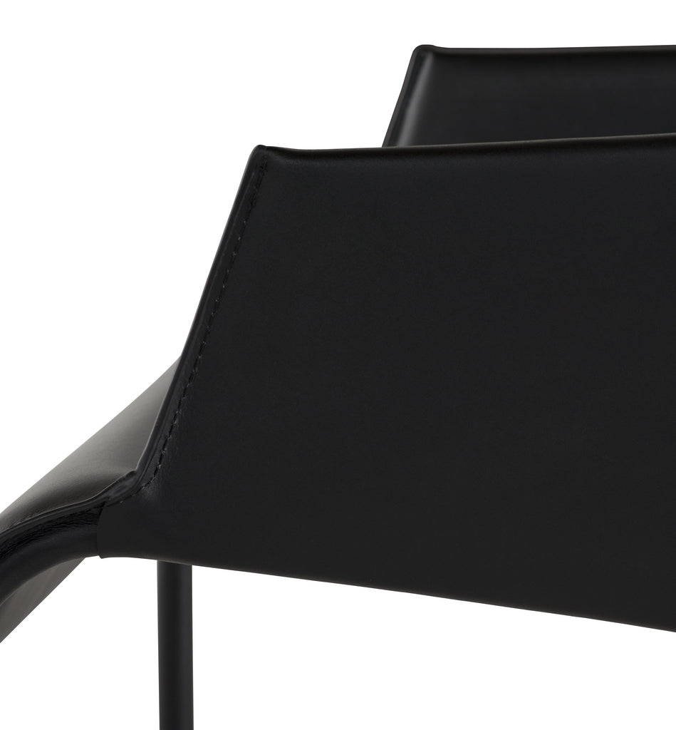 Delphine Dining Chair - Black, 23.6in