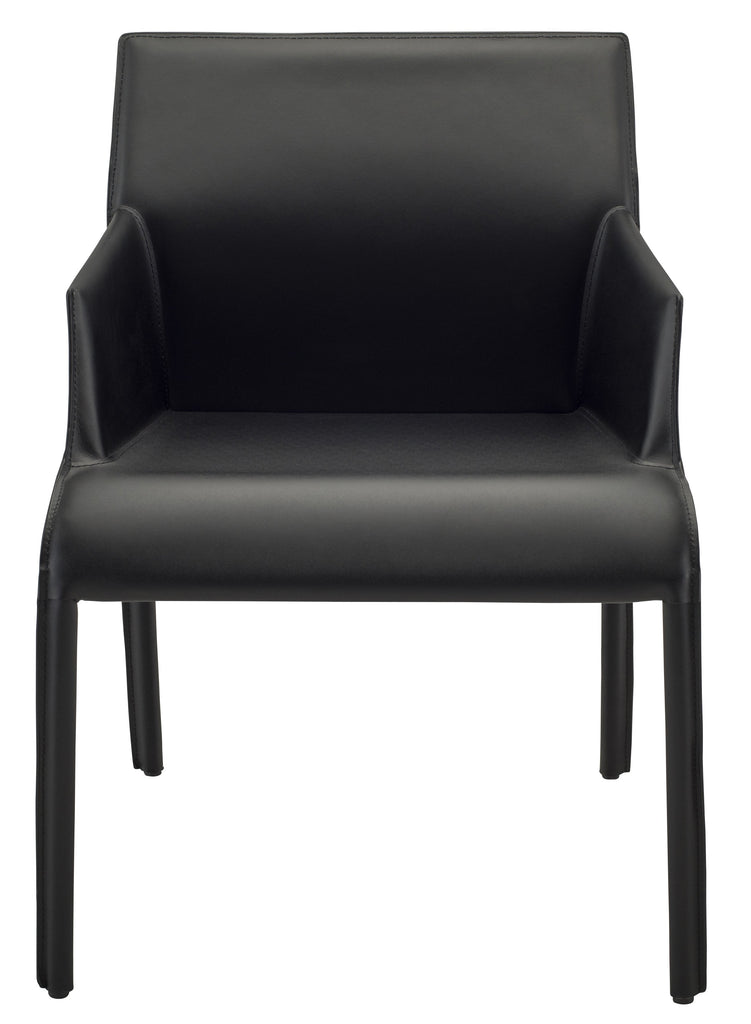 Delphine Dining Chair - Black, 23.6in