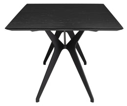 Daniele Dining Table - Black, 93.8in