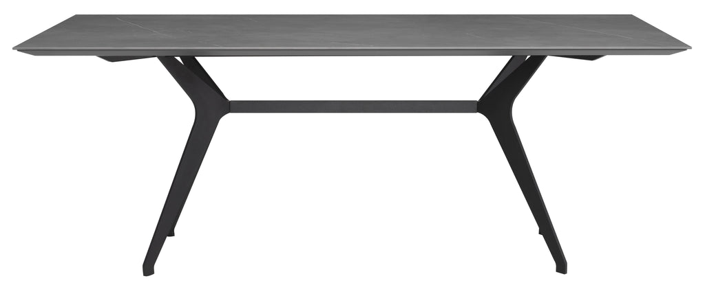 Daniele Dining Table - Grey, 78.8in