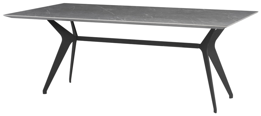 Daniele Dining Table - Grey, 78.8in