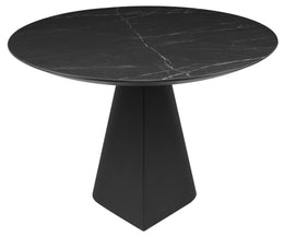 Oblo Dining Table - Black, 92.8in