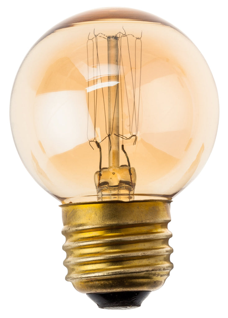 T45 12 Anchors 40W E Light Bulb Lighting - Gold