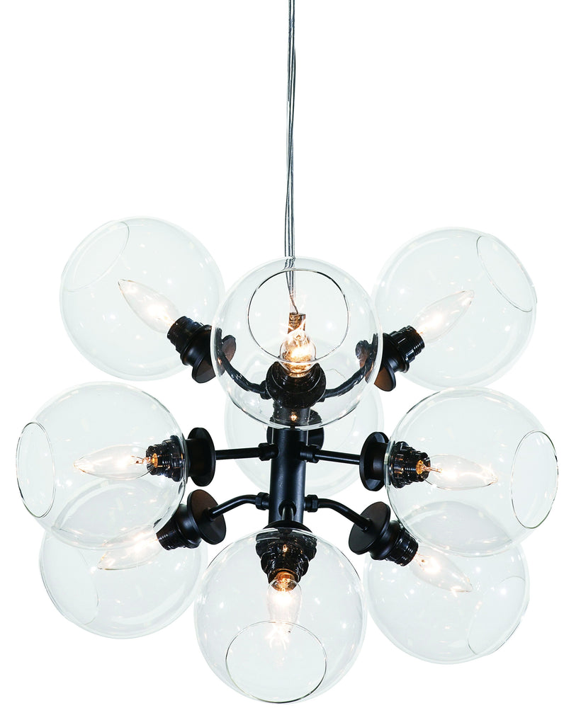 Atom 9 Pendant Lighting - Clear