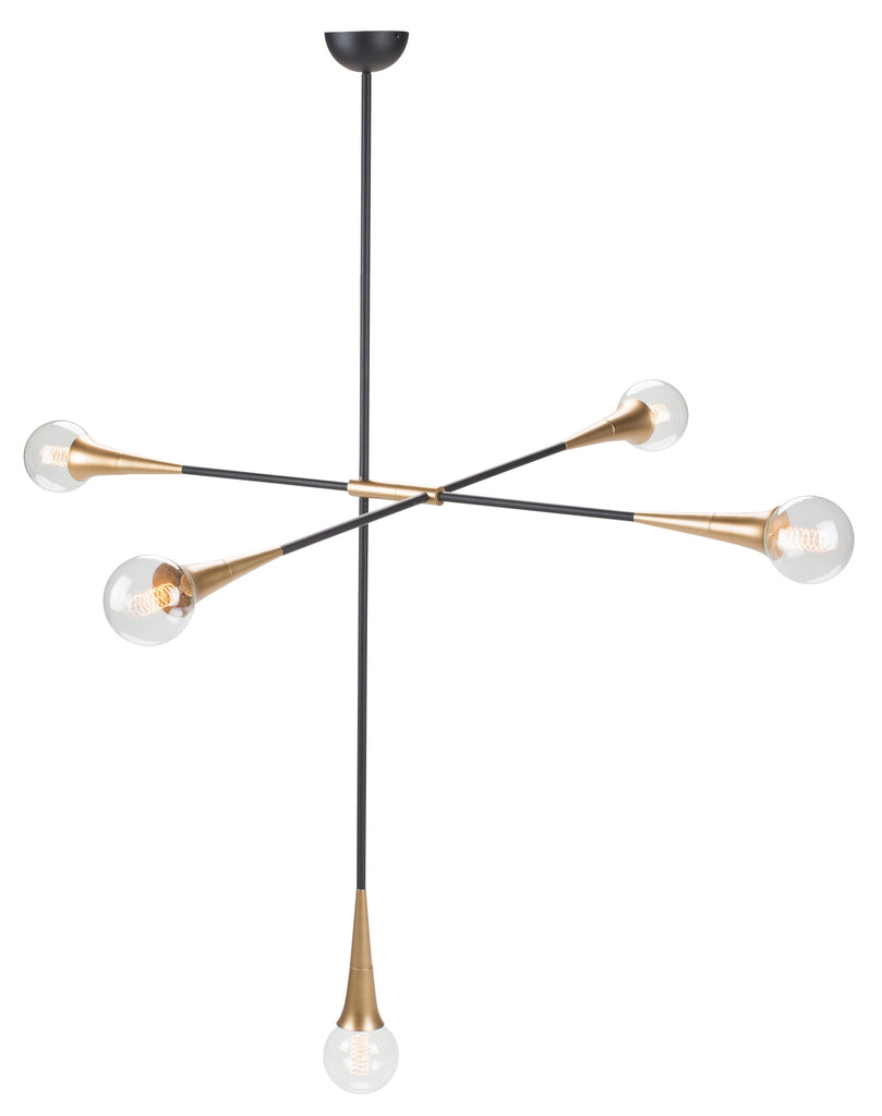 Tristan Pendant Lighting - Black, 50.8in