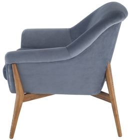 Charlize Occasional Chair - Dusty Blue