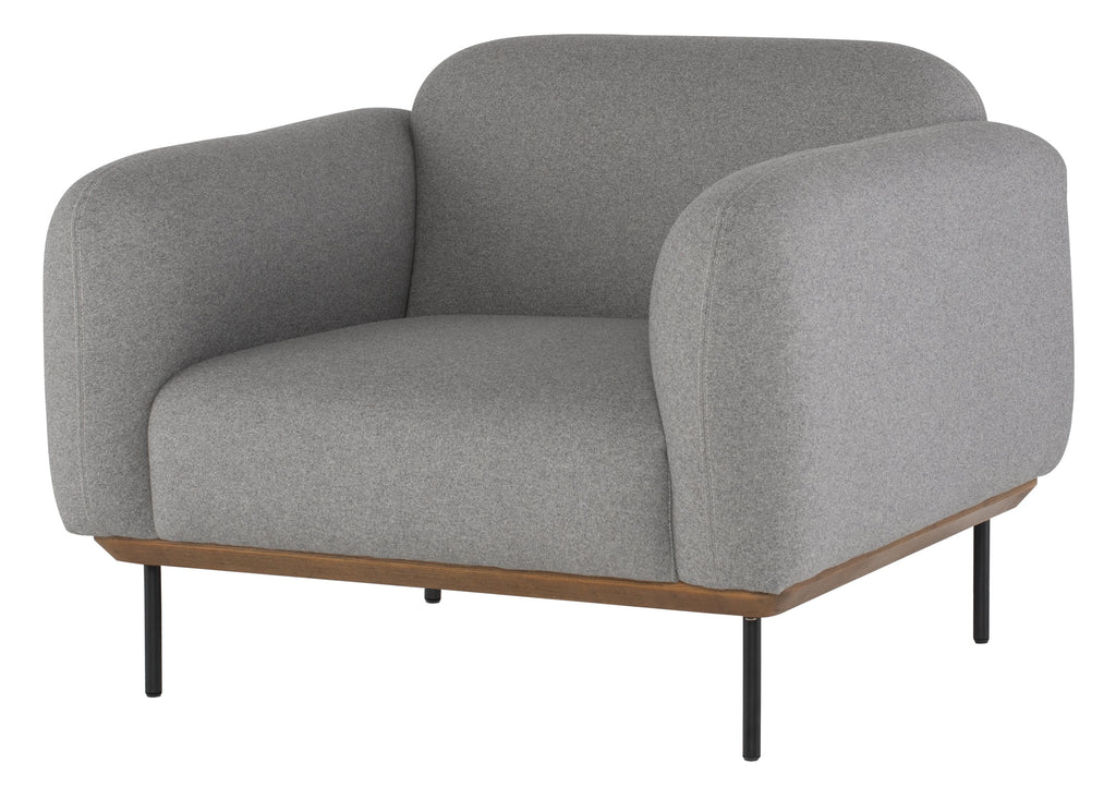 Benson Lounge Chair - Light Grey