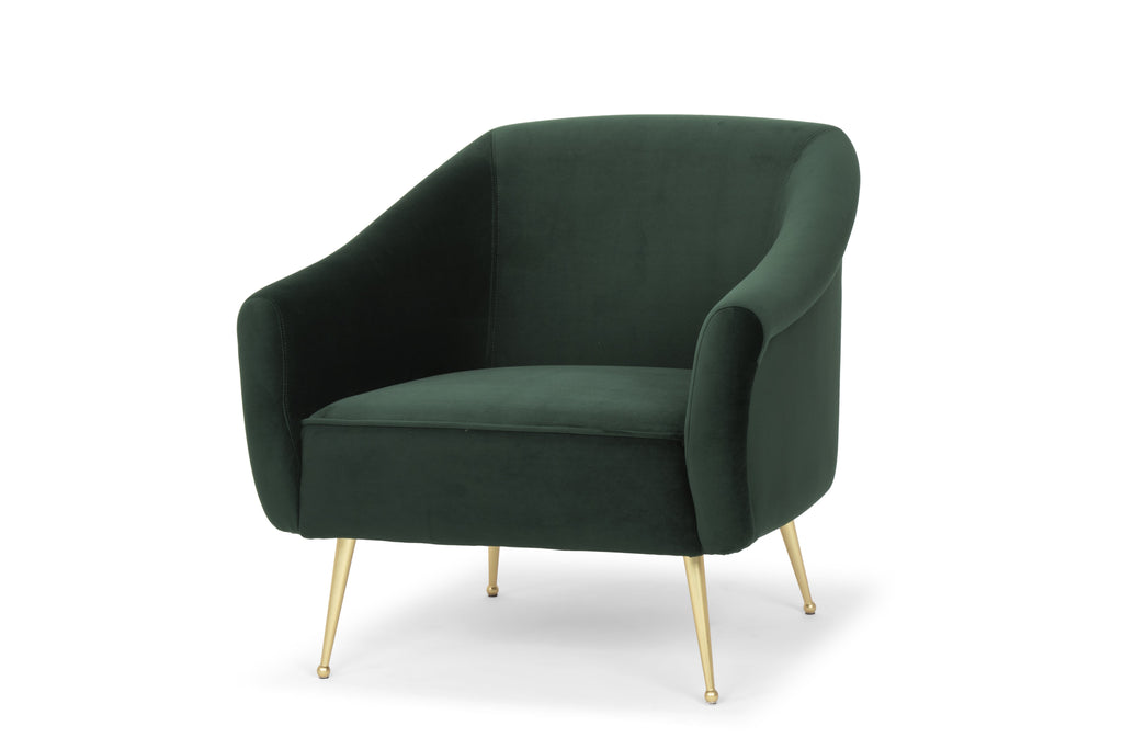 Lucie Occasional Chair - Emerald Green