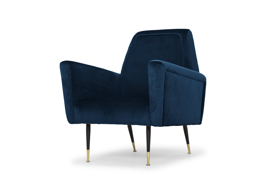 Victor Occasional Chair - Midnight Blue