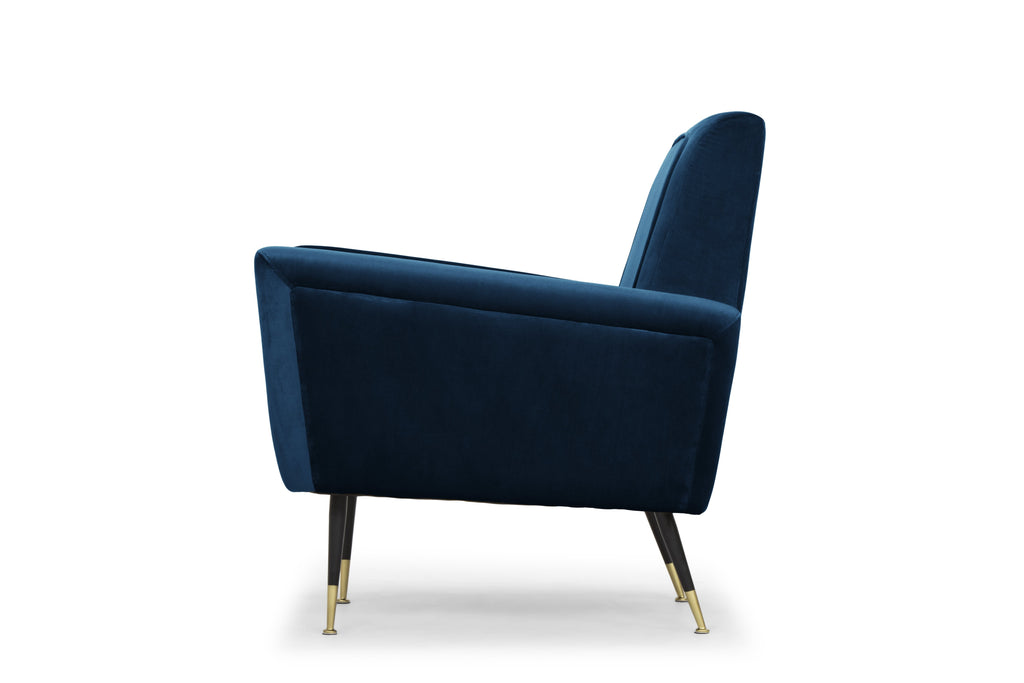 Victor Occasional Chair - Midnight Blue