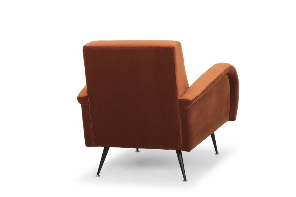 Hugo Occasional Chair - Rust