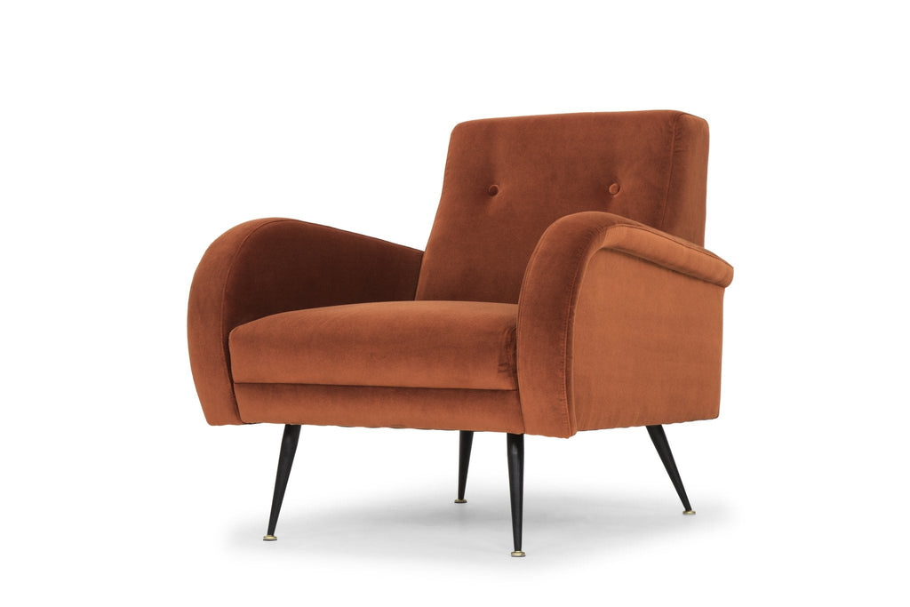 Hugo Occasional Chair - Rust