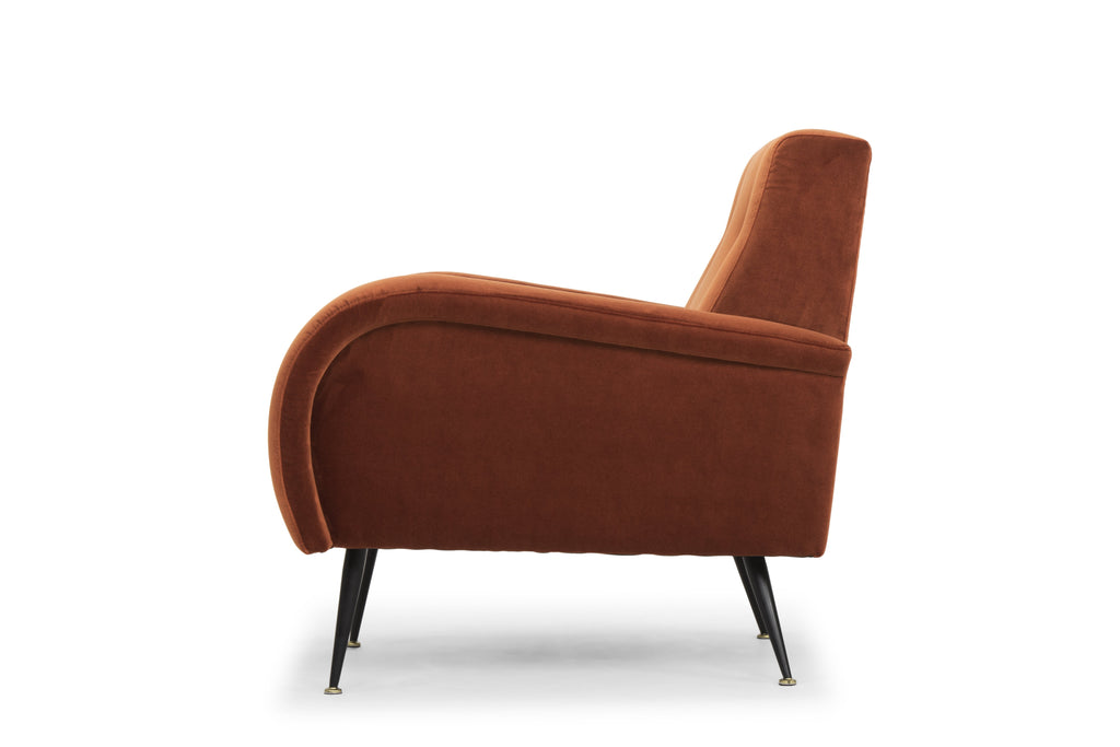 Hugo Occasional Chair - Rust