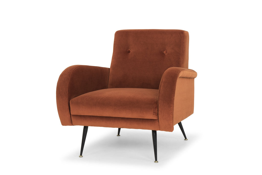 Hugo Occasional Chair - Rust