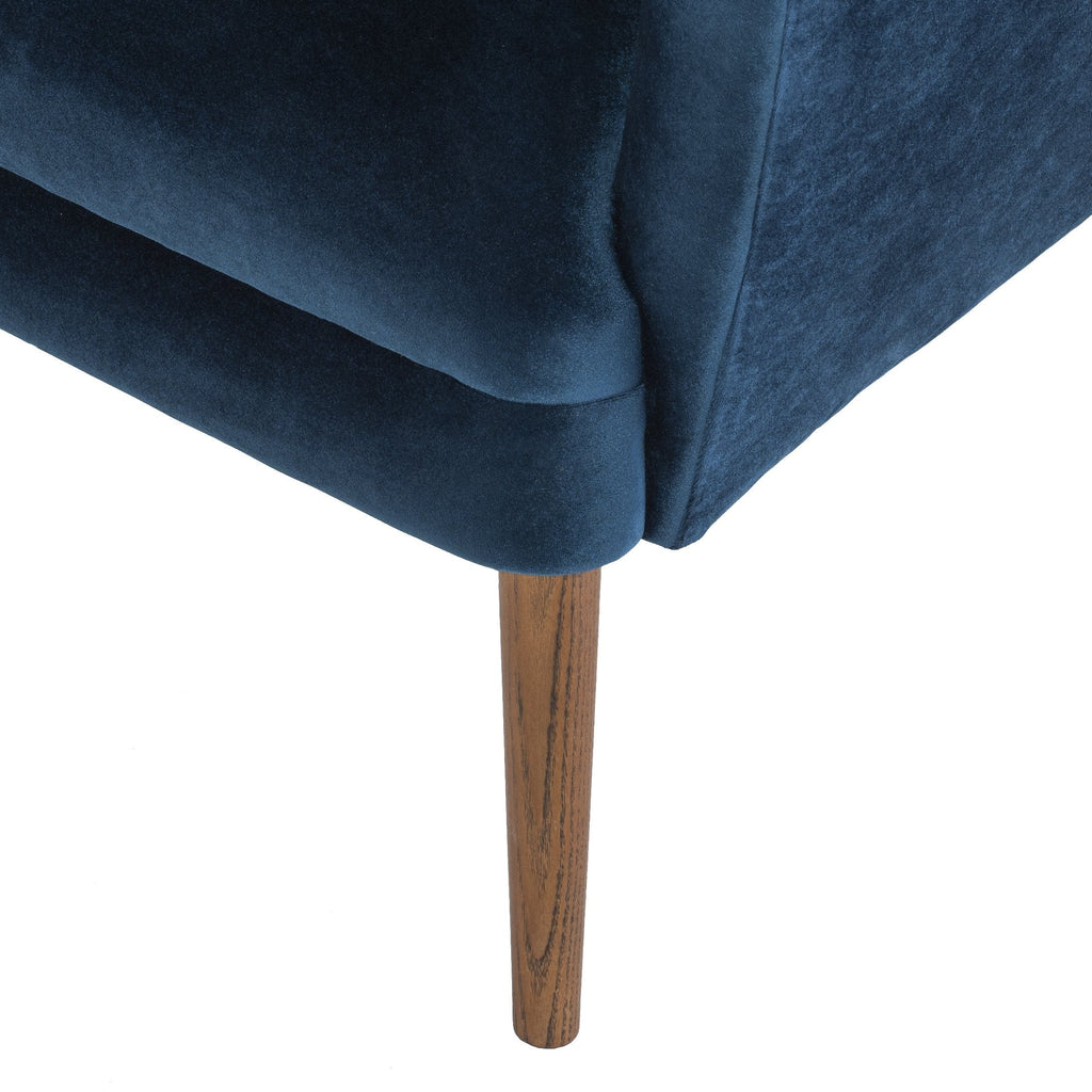 Klara Lounge Chair - Midnight Blue