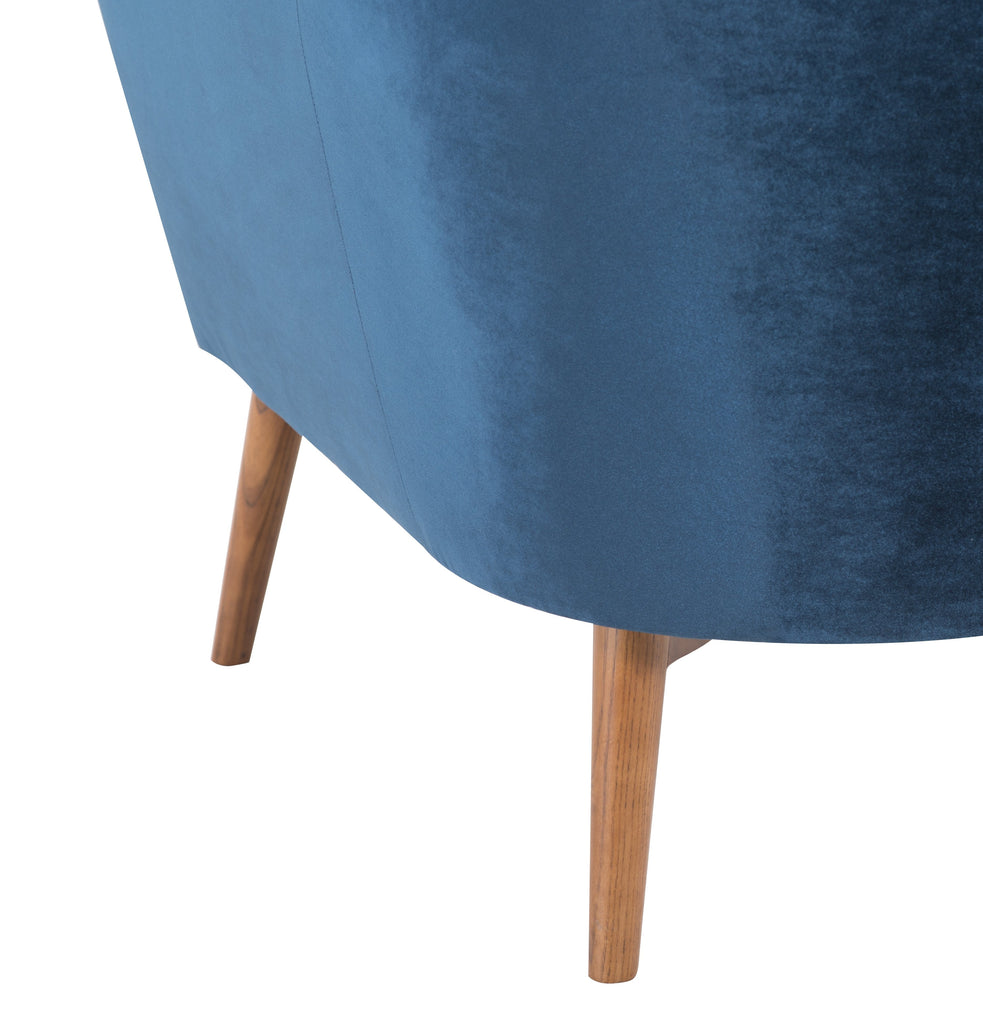 Klara Lounge Chair - Midnight Blue