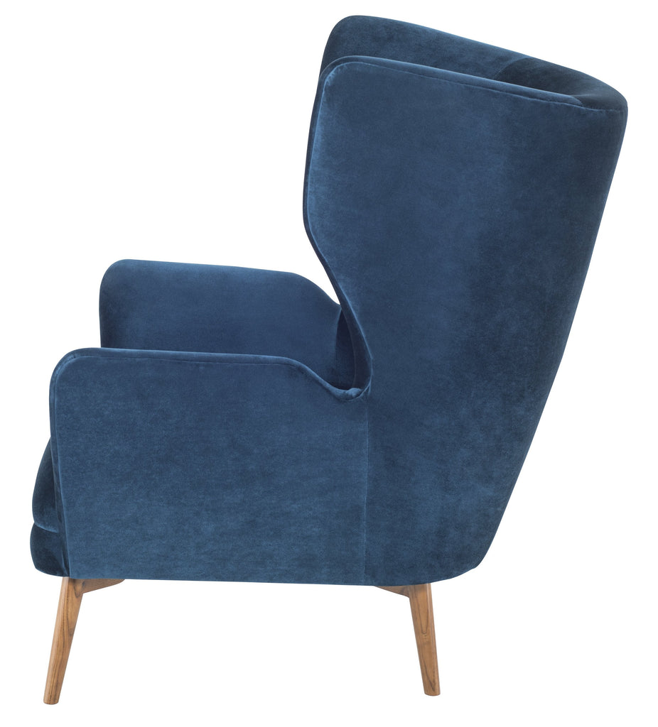 Klara Lounge Chair - Midnight Blue