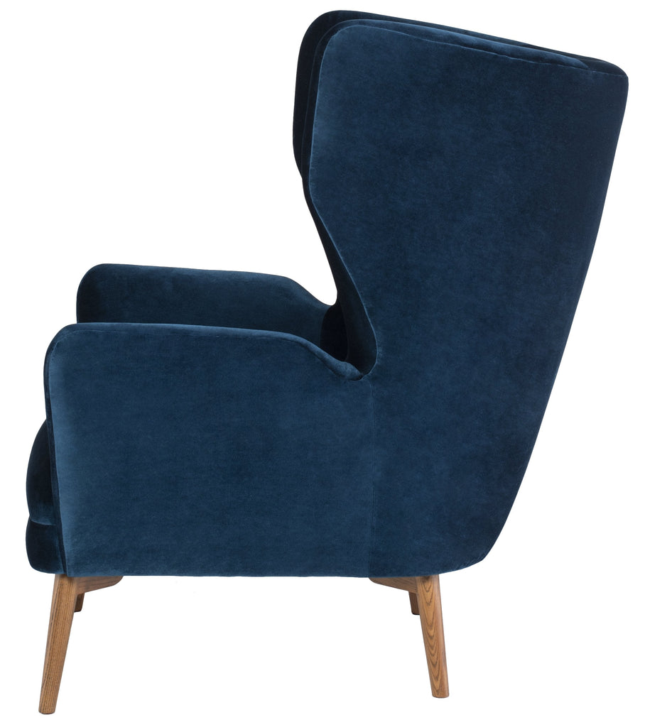 Klara Lounge Chair - Midnight Blue