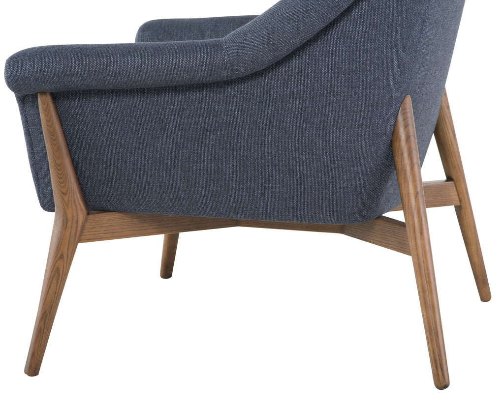 Charlize Occasional Chair - Denim Tweed