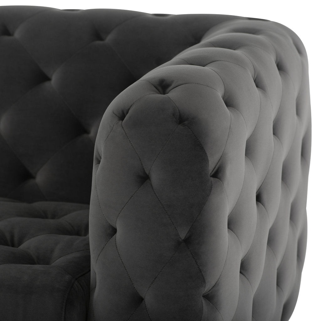 Tufty Sofa - Shadow Grey