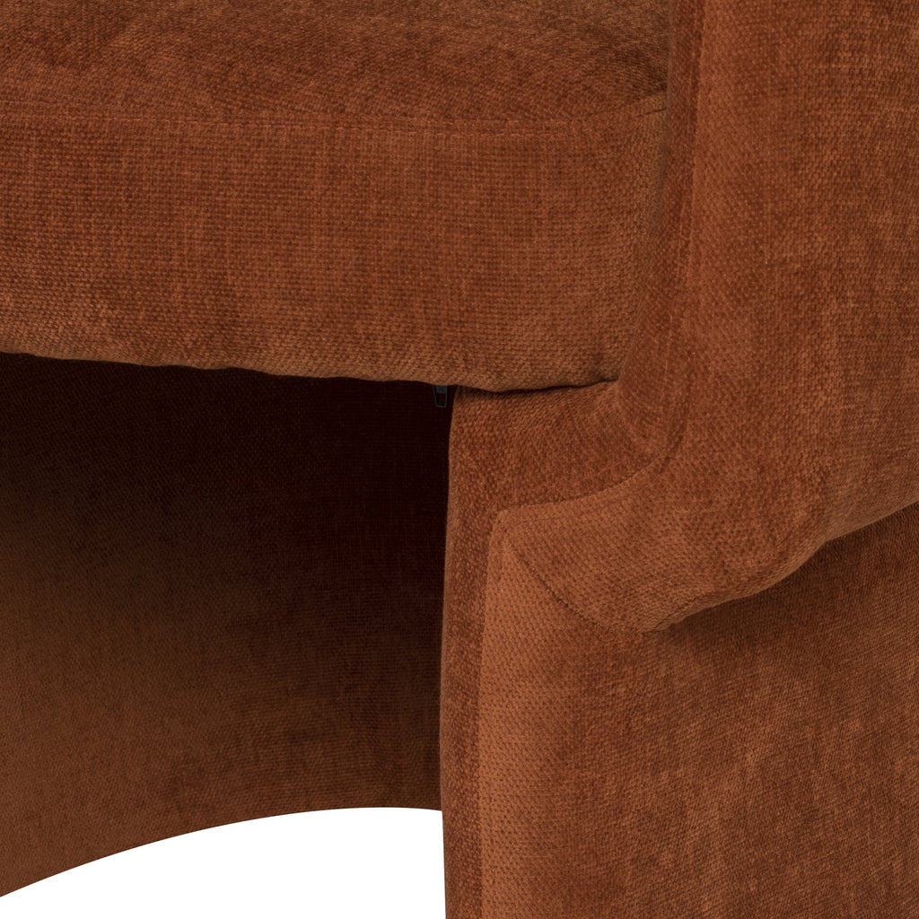 Clementine Lounge Chair - Terracotta