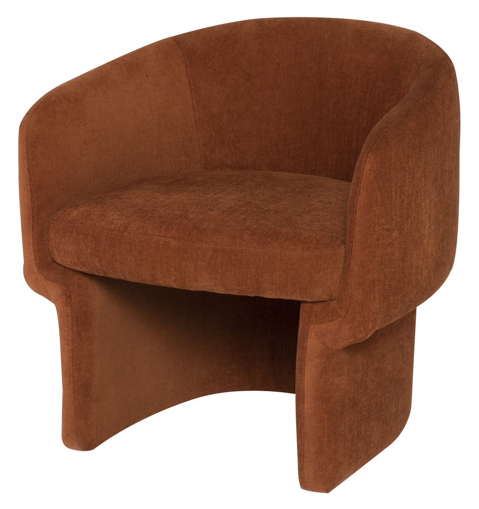 Clementine Lounge Chair - Terracotta