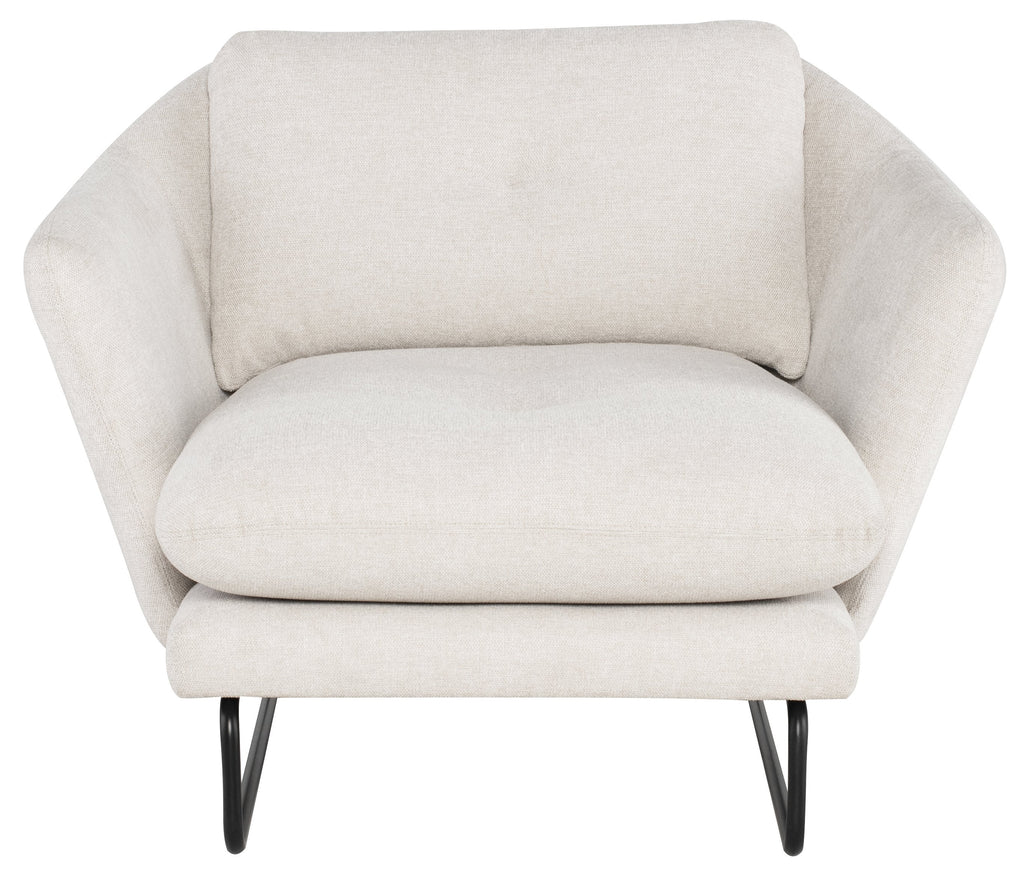 Frankie Lounge Chair - Parchment