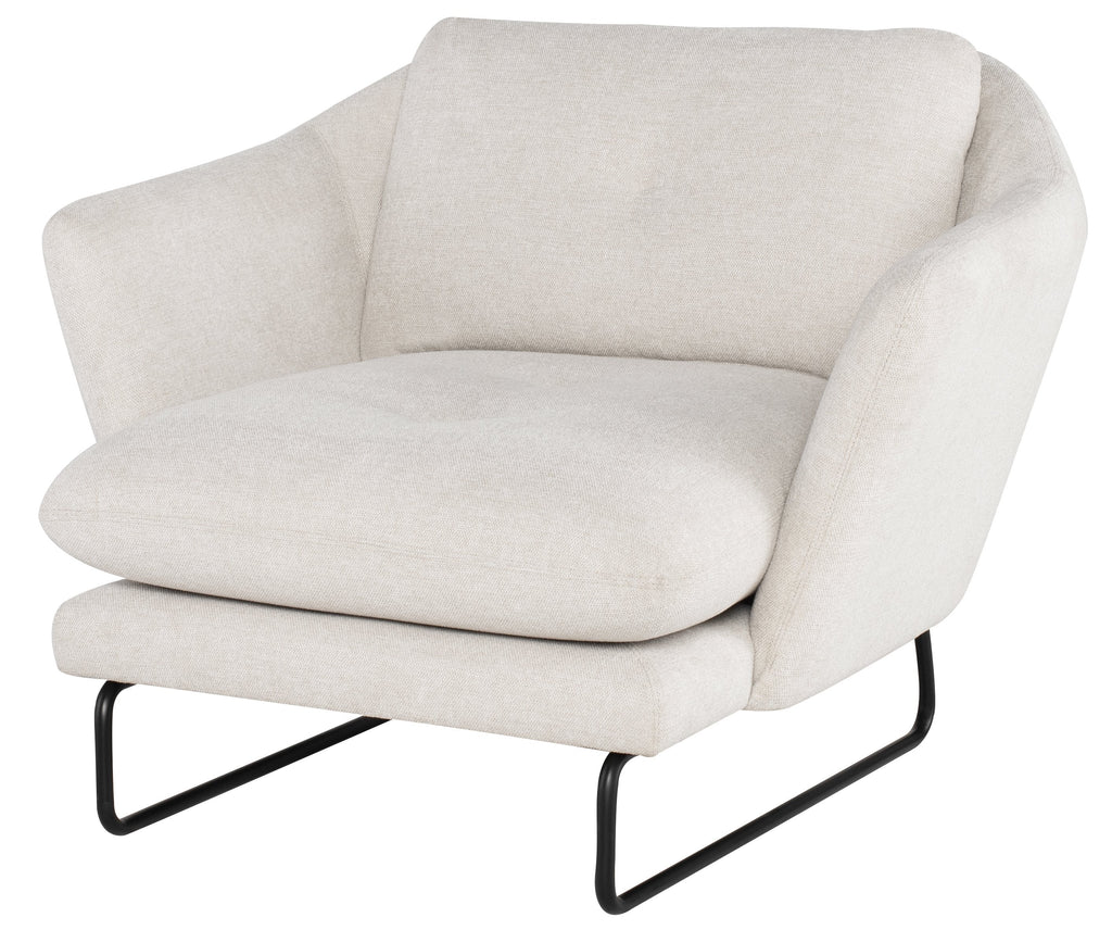 Frankie Lounge Chair - Parchment