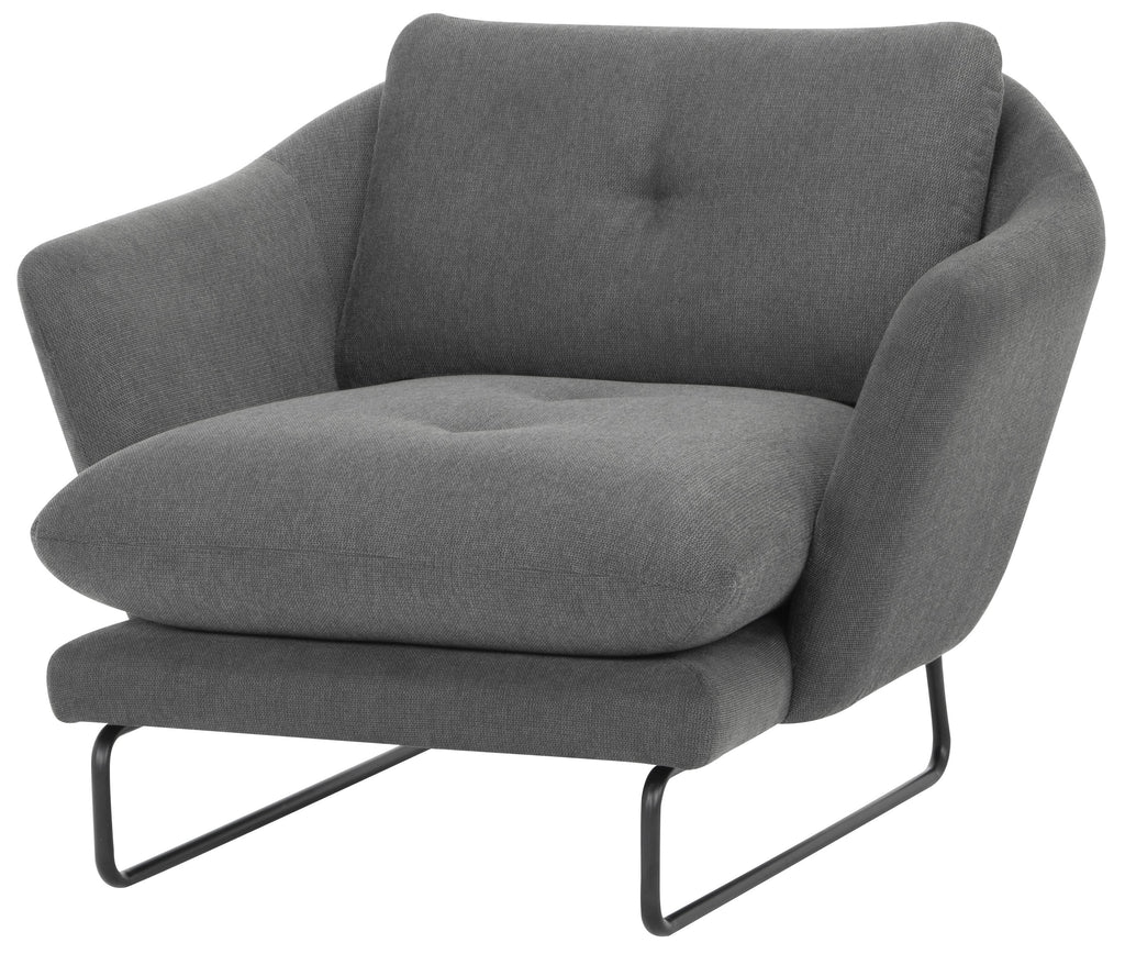 Frankie Lounge Chair - Graphite