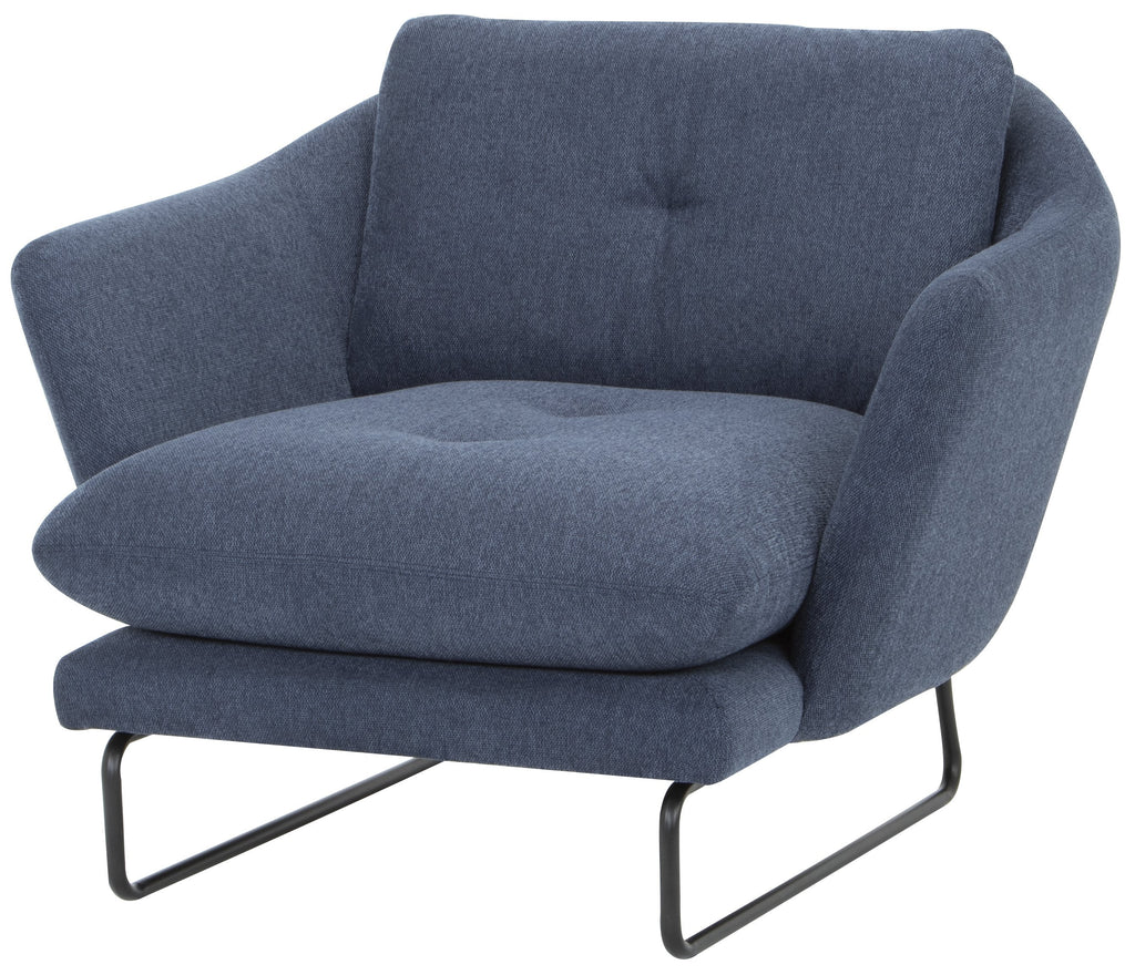 Frankie Lounge Chair - Denim