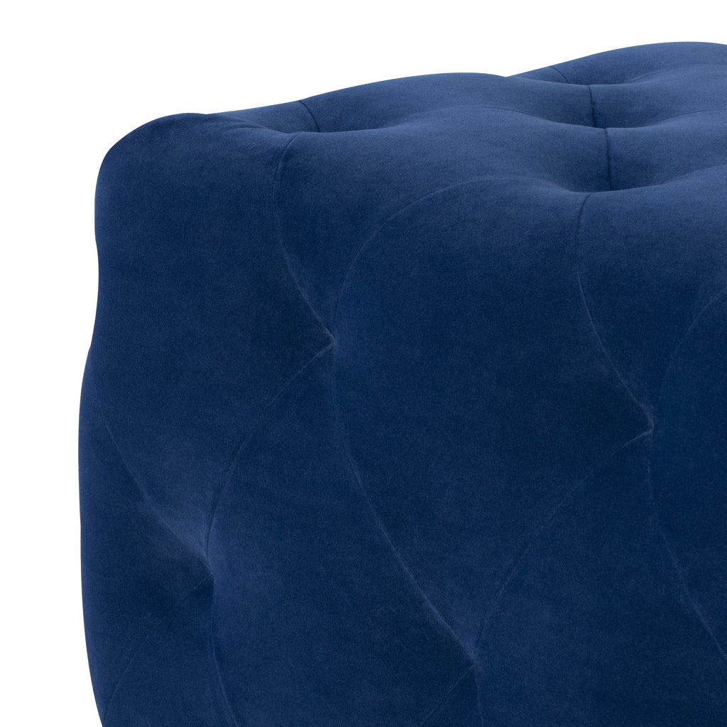 Tufty Ottoman - Saphire, 45.8in