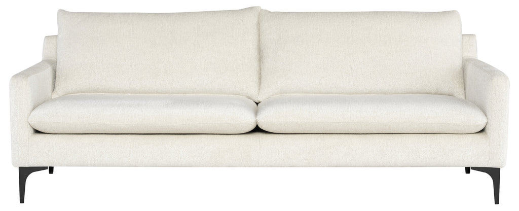 Anders Sofa - Coconut with Matte Black Legs