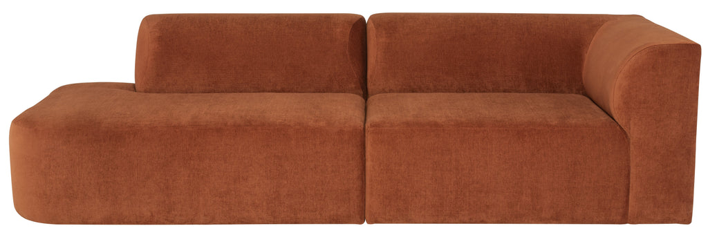 Isla Sofa - Terracotta, 105.5in, Right