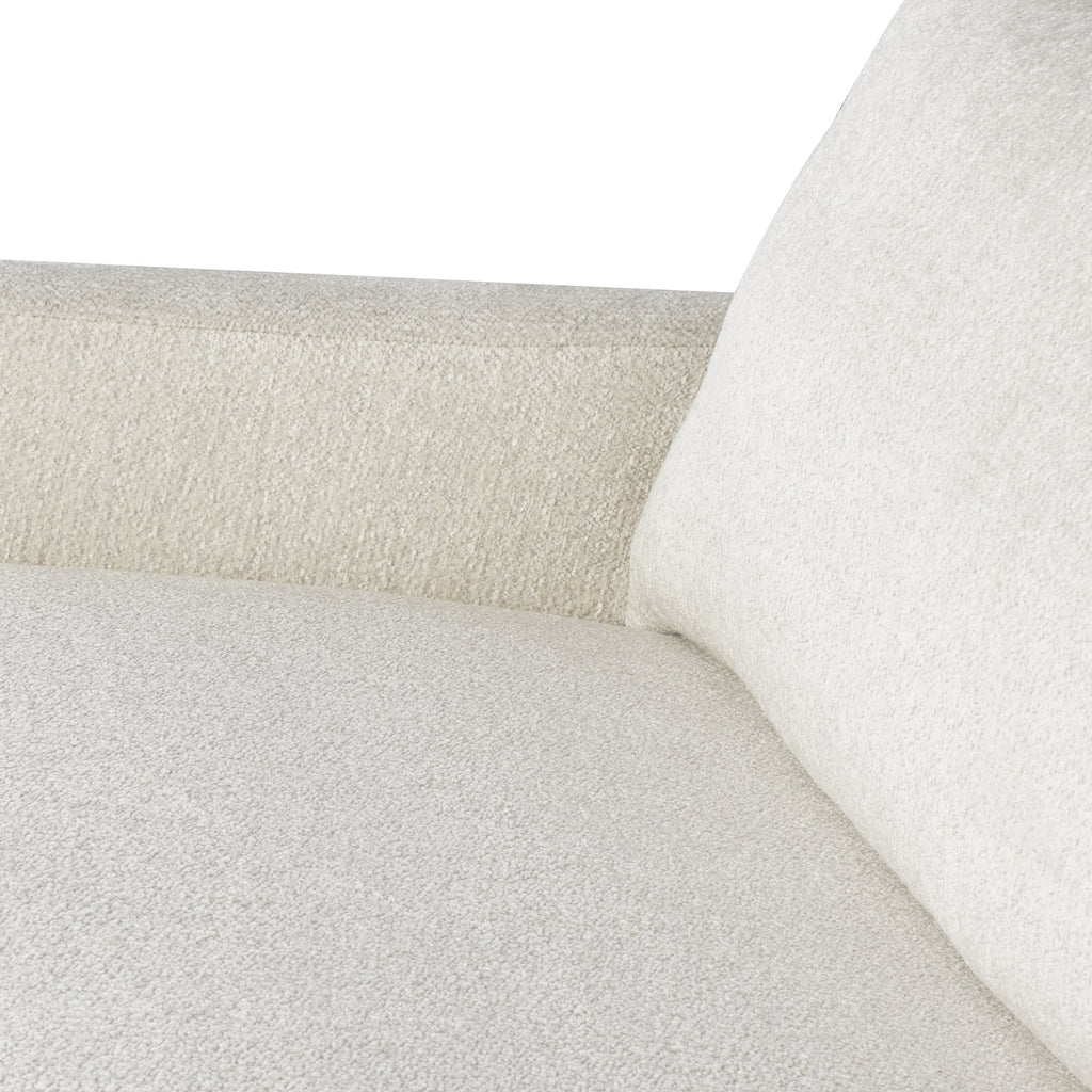 Anders Sofa - Coconut with Brushed Gold Legs