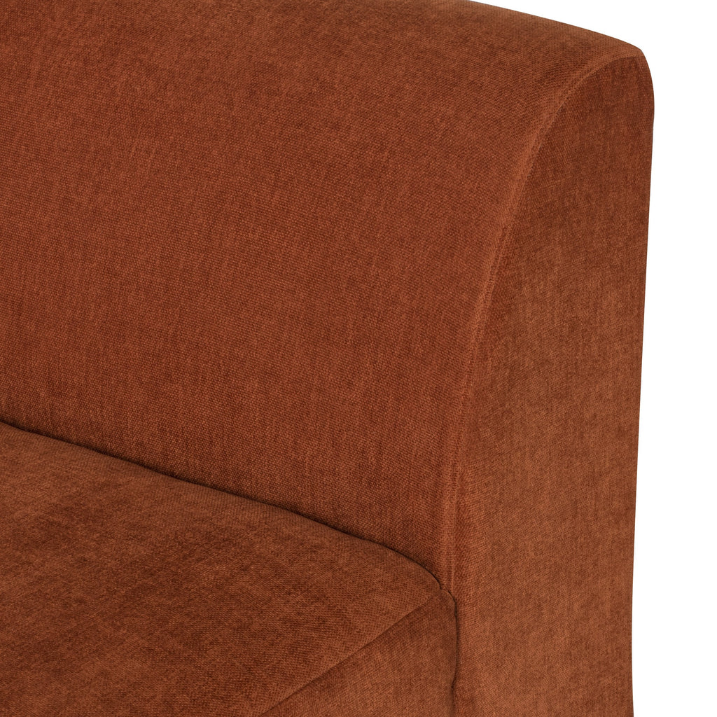 Lilou Modular Sofa - Terracotta, Armless